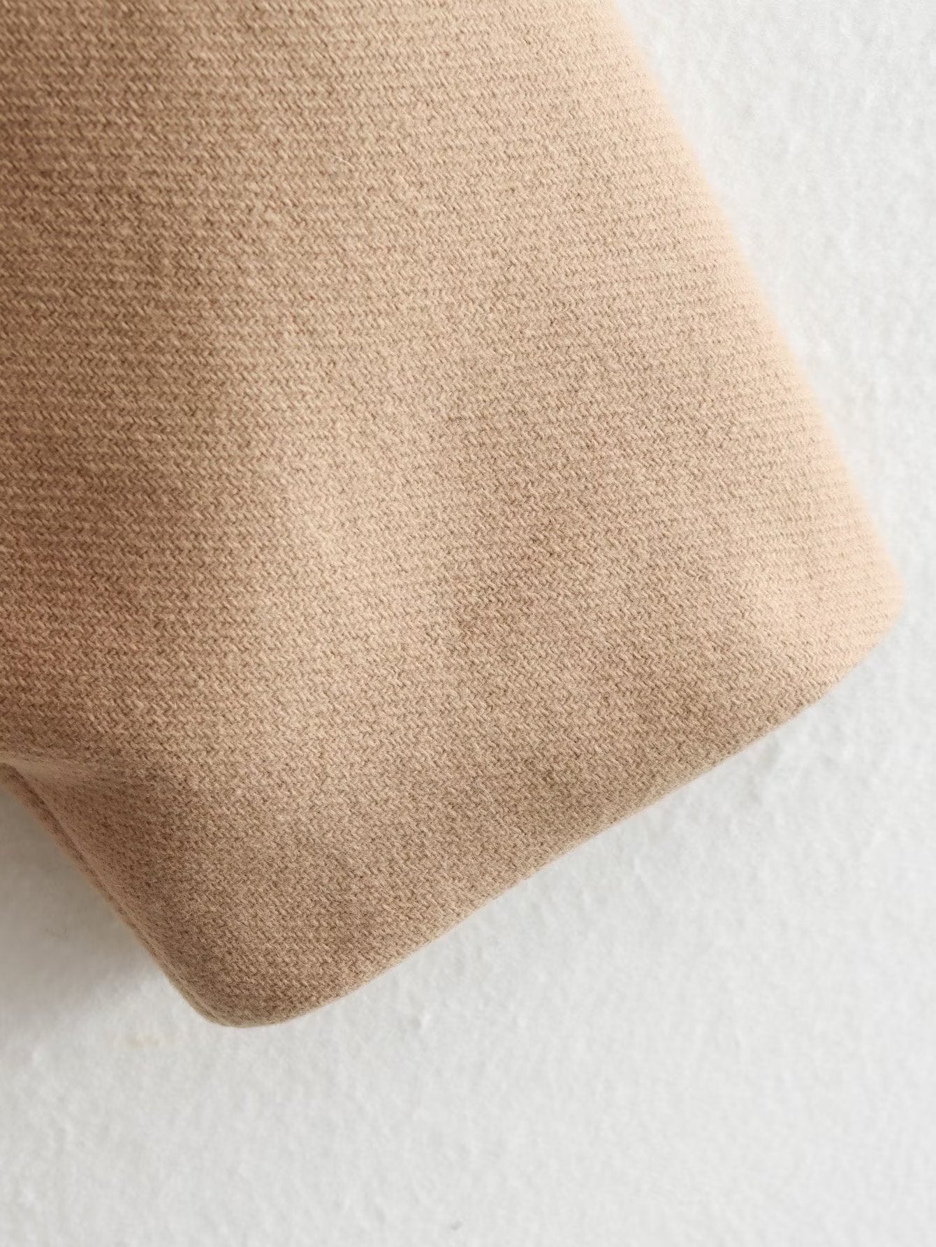 Manteau Femme Ample en Laine – Col à Revers, Mode Automne-Hiver