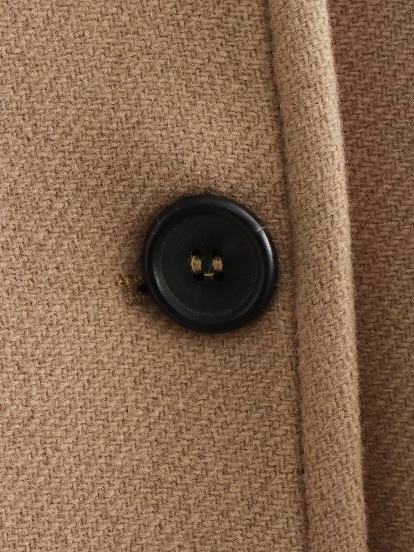 Manteau Femme Ample en Laine – Col à Revers, Mode Automne-Hiver