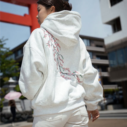 Sweat à Capuche Street Retro – Cerisier, Homme & Femme